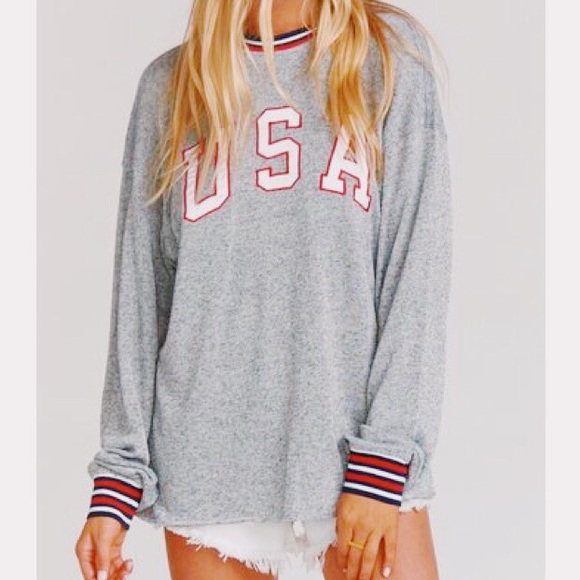 Show Me Your MuMu Tops - Show Me Your Mumu USA Sweatshirt